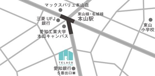 TELACO本山校　地図